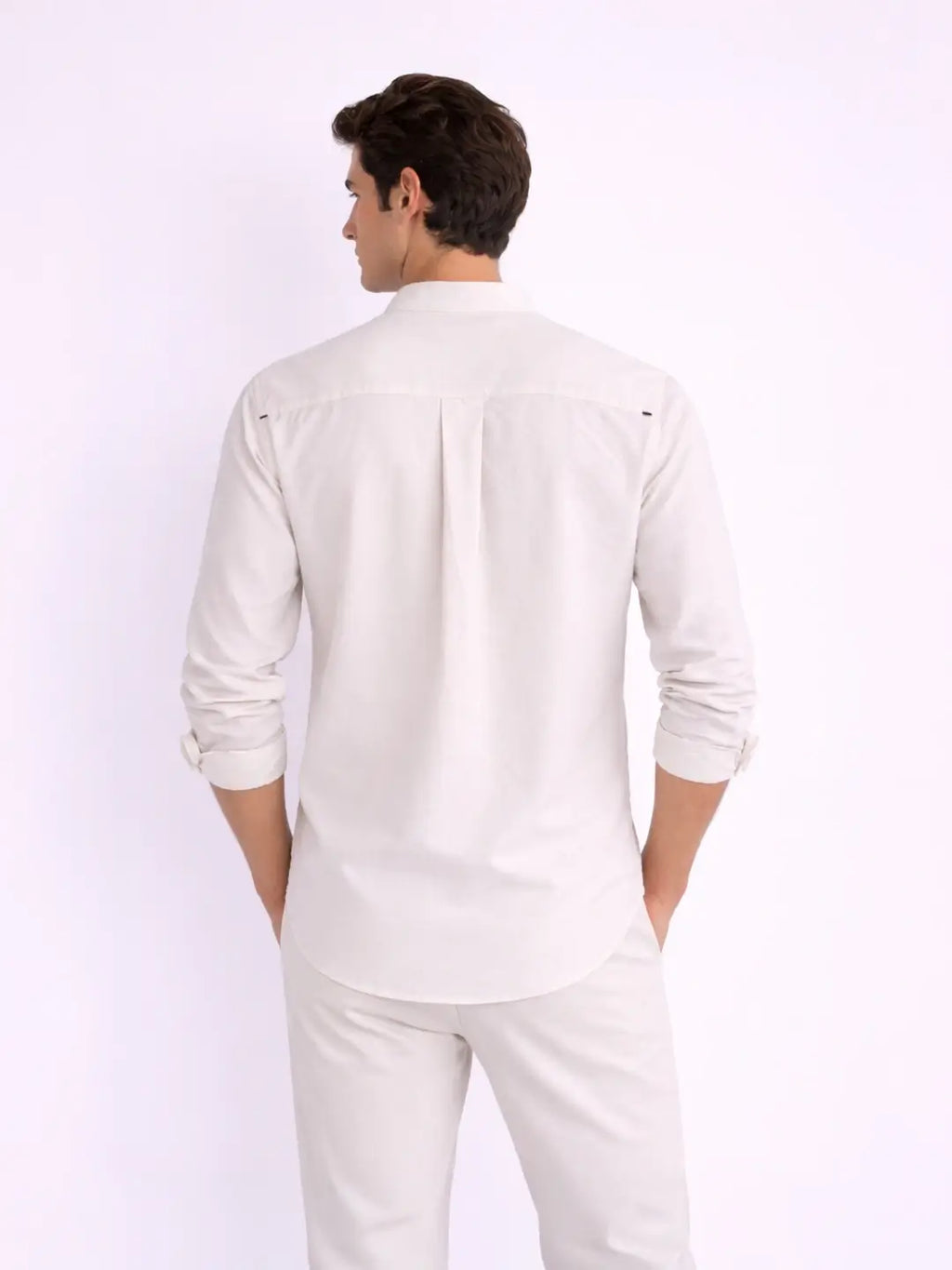AirLinen™ Shirt Regular Fit - White