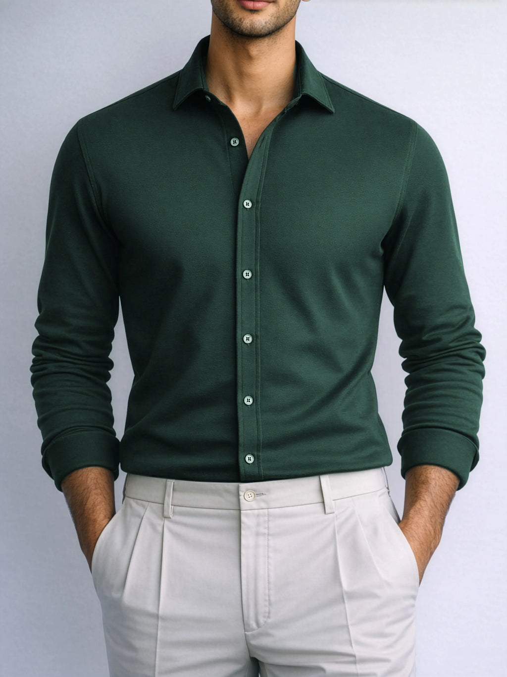 Roberto Knit Shirt - Green