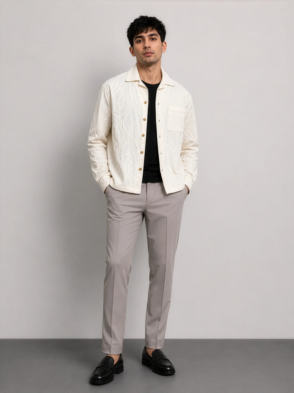 The Lennox Jacquard Shacket