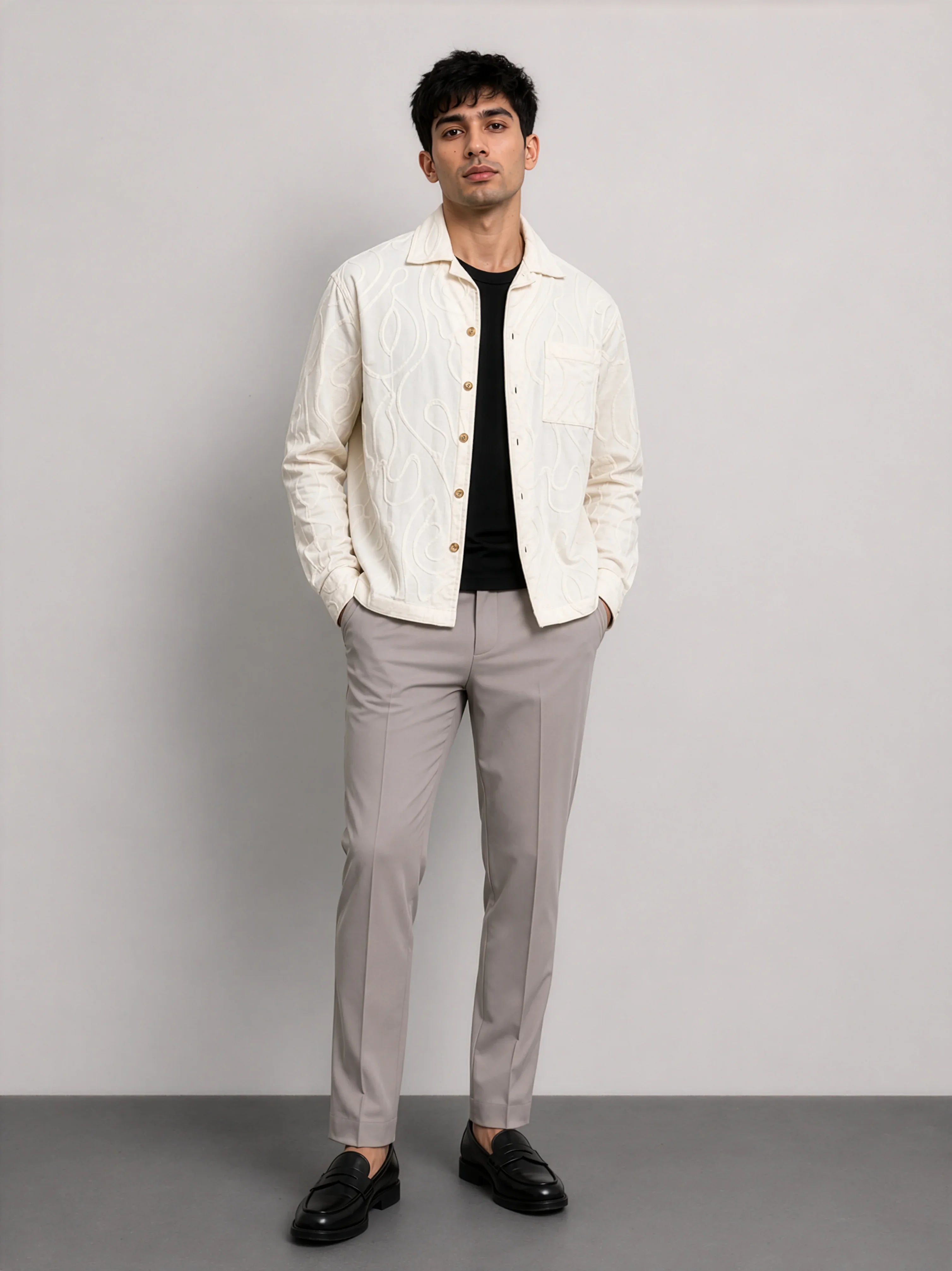 The Lennox Jacquard Shacket