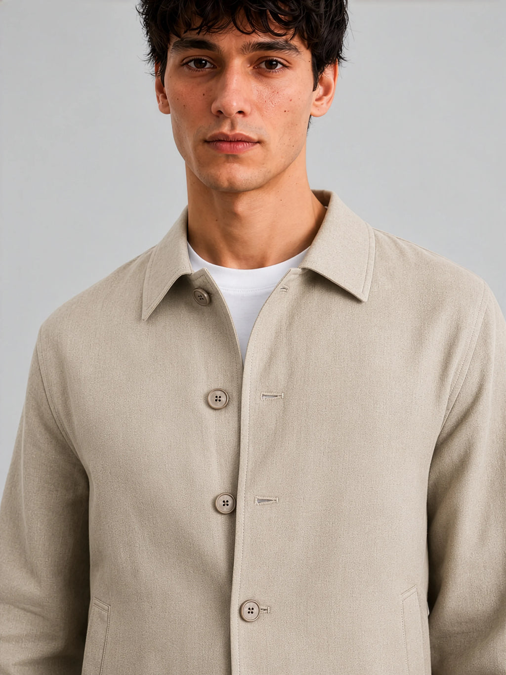 AirLinen™ Bomber Jacket - Beige